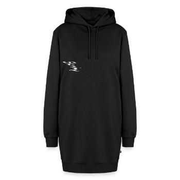 Shrimp-Shirt - Hoodie-Kleid - Schwarz - Vorne