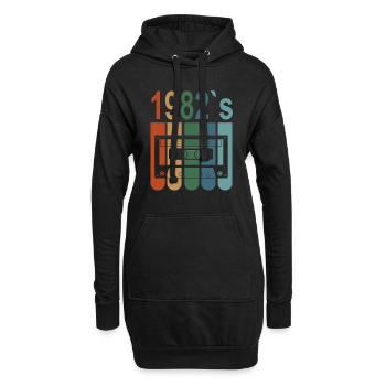 Jahrgang 1982 TShirt Spruch Kassette Best Of 1982 - Hoodie-Kleid - Schwarz - Vorne