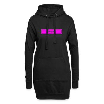 reinsteigern ist mein Ding - Hoodie-Kleid - Schwarz - Vorne