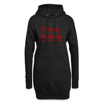 mein Geld ist weg - Hoodie-Kleid - Schwarz - Vorne