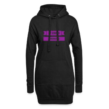 ist schon in Ordnung - Hoodie-Kleid - Schwarz - Vorne