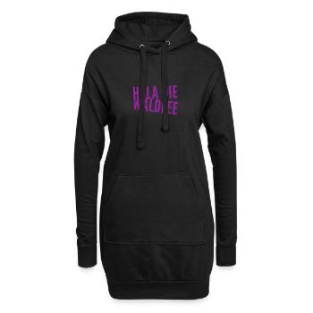 hola die Waldfee - Hoodie-Kleid - Schwarz - Vorne
