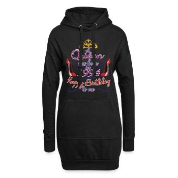 1994, Queen 30th Birthday For Women 30 Years Old - Hoodie Dress - black - Front