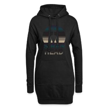 Siren Creature Monster Horror Movie Halloween - Hoodie-Kleid - Schwarz - Vorne