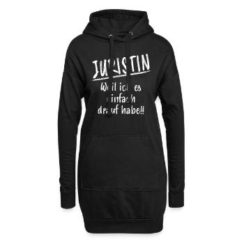 Juristin Jura Lustiger Spruch Jura Beruf Geschenk - Hoodie-Kleid - Schwarz - Vorne