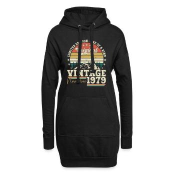Original novembre 1979 Cadeau du 43e anniversaire - Sweat-shirt à capuche long Femme - noir - Devant