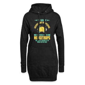 Das Ziel von Wissenschaft und Technik - Hoodie-Kleid - Schwarz - Vorne
