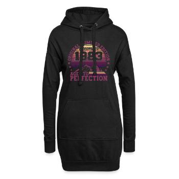Cadeau original du 39e anniversaire de décembre 1983 - Sweat-shirt à capuche long Femme - noir - Devant