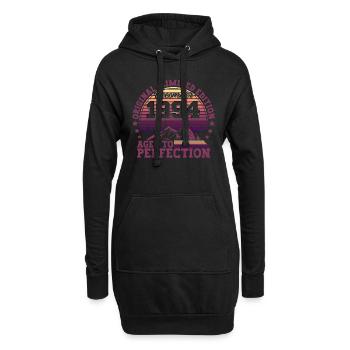 Original December 1994 28th birthday gift - Hoodie Dress - black - Front