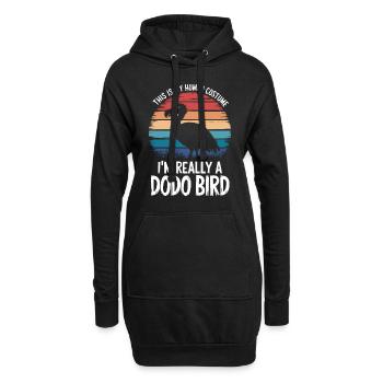 Dodo Dire Dodo Oiseau Drôle Dodo Cadeau - Sweat-shirt à capuche long Femme - noir - Devant