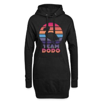 Dodo Dire Dodo Oiseau Drôle Dodo Cadeau - Sweat-shirt à capuche long Femme - noir - Devant