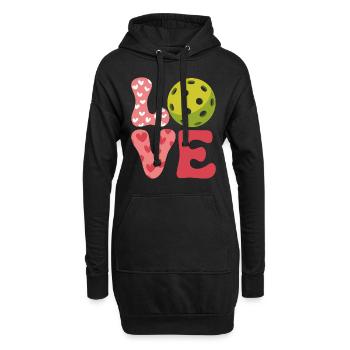 Pickleball Spruch Sport Lustig Pickleball Geschenk - Hoodie-Kleid - Schwarz - Vorne