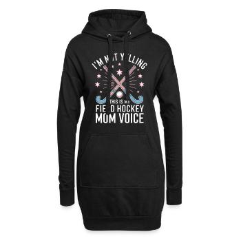 Feldhockey Spruch Mama Lustig Feldhockey Geschenk - Hoodie-Kleid - Schwarz - Vorne