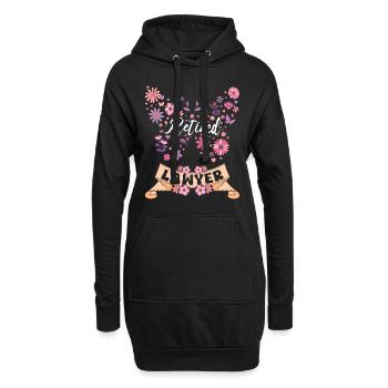 Retraitée Femme Avocate Retraite - Sweat-shirt à capuche long Femme - noir - Devant