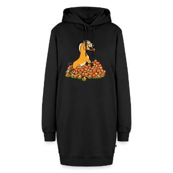 Fjord Apfel! - Hoodie-Kleid - Schwarz - Vorne