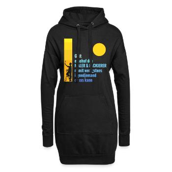 Stolzer Maler Spruch für Maler und Lackierer - Hoodie-Kleid - Schwarz - Vorne