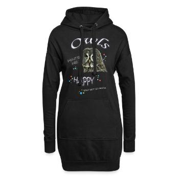 - Toll. - Hoodie-Kleid - Schwarz - Vorne