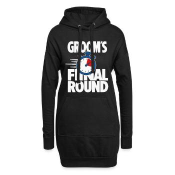 Le chronomètre final du tour du marié - Sweat-shirt à capuche long Femme - noir - Devant