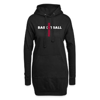 Design cool pour le cadeau de basket-ball de joueur de basket-ball - Sweat-shirt à capuche long Femme - noir - Devant