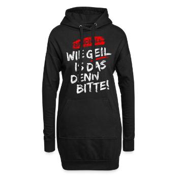 HANDBALL SPRUCH VINTAGE TSHIRT - Hoodie-Kleid - Schwarz - Vorne