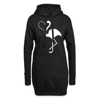 image00024Je suis un super design pour tout amour - Sweat-shirt à capuche long Femme - noir - Devant