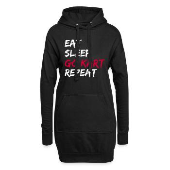Go Kart Karting Course Go Kards cadeau GoKart de course - Sweat-shirt à capuche long Femme - noir - Devant
