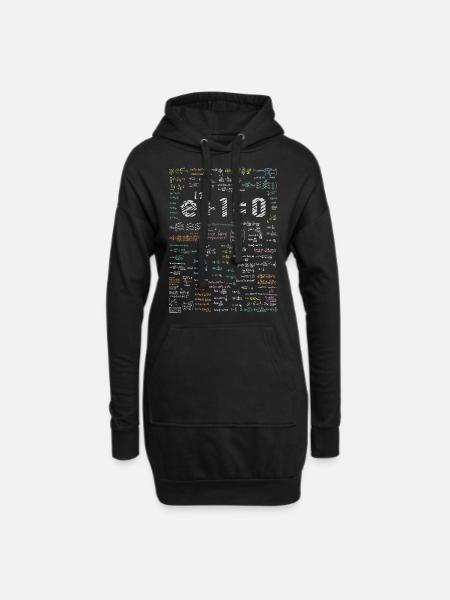 Elektrotechnik Exponentialfunktion Formel - Hoodie-Kleid - Schwarz