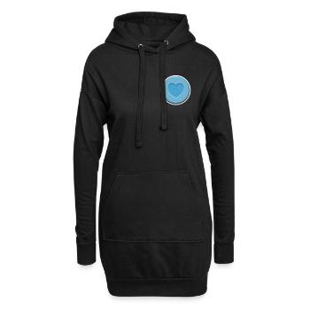 Pille Ecstasy MDMA XTC Ballern Feiern Techno Druff - Hoodie-Kleid - Schwarz - Vorne