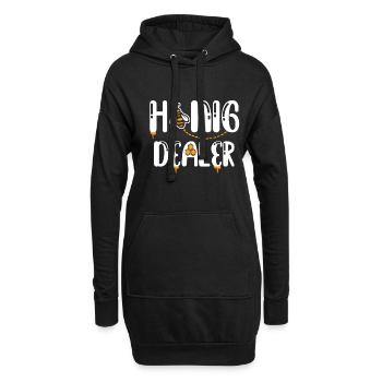Honig Dealer - Hoodie-Kleid - Schwarz - Vorne