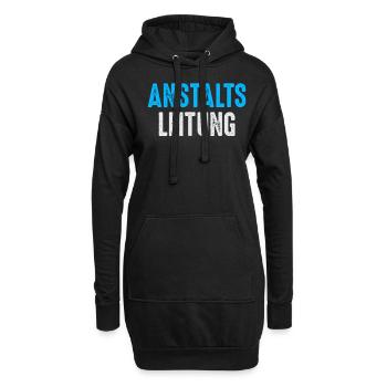 Anstaltsleitung Arbeitskollege und Chef Klapsmühle - Hoodie-Kleid - Schwarz - Vorne