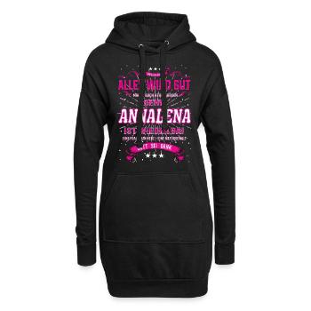 Alles wird gut denn Annalena Ist da Outfit - Hoodie-Kleid - Schwarz - Vorne