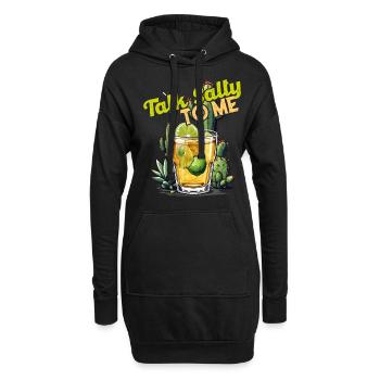 Drôle de dicton de tequila Cinco De Mayo Design - Sweat-shirt à capuche long Femme - noir - Devant