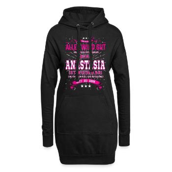 Alles wird gut denn Anastasia Ist da Outfit - Hoodie-Kleid - Schwarz - Vorne