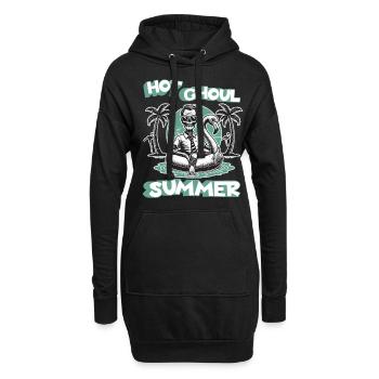 Heiße Ghoul Sommer Vibes Für Dich - Hoodie-Kleid - Schwarz - Vorne