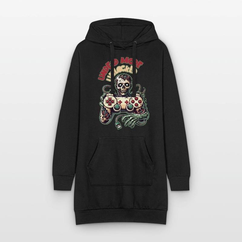 Zombie Gaming Controller Undead Mode Hoodie Dress