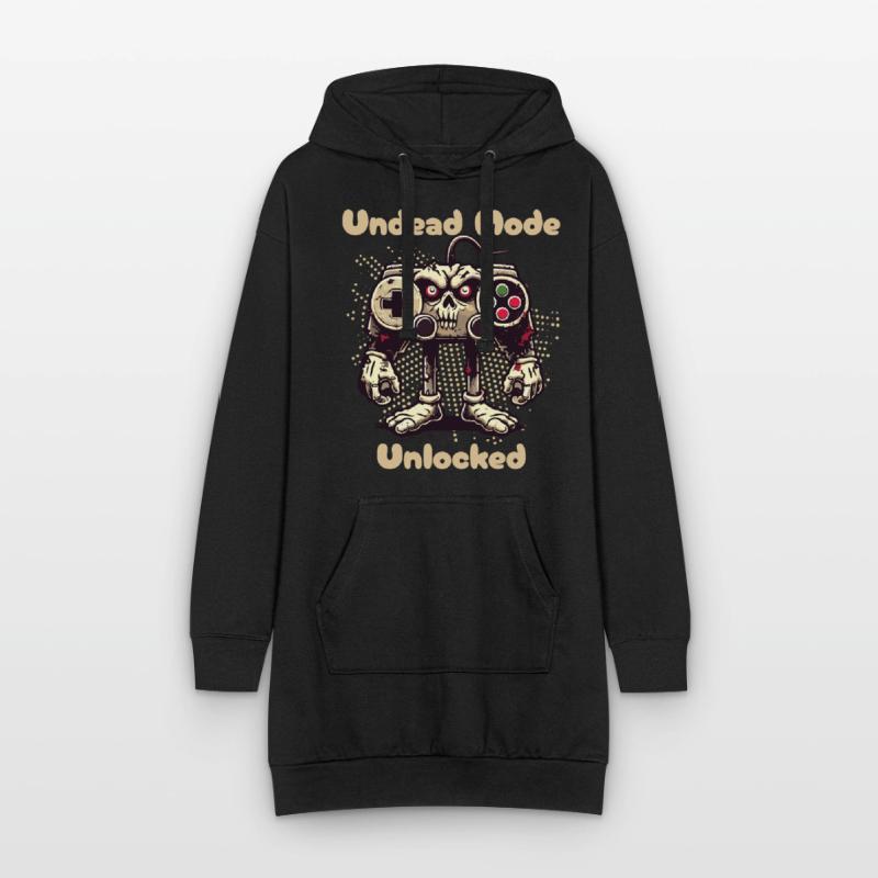 Zombie Gaming Controller Mode Unleashed Hoodie Dress