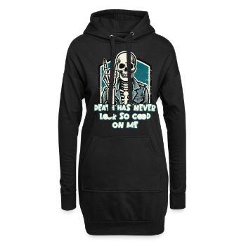 Tod War Noch Nie So Stylisch - Hoodie-Kleid - Schwarz - Vorne