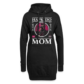 Hapkido Mom - Kampfsort Mutter Design - Hoodie-Kleid - Schwarz - Vorne