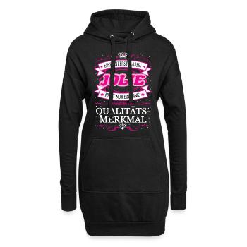 Qualitätsmerkmal Jolie einfach Erstklassig - Hoodie-Kleid - Schwarz - Vorne