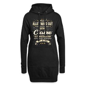 Alles wird gut denn Claire, Ist da Outfit - Hoodie-Kleid - Schwarz - Vorne