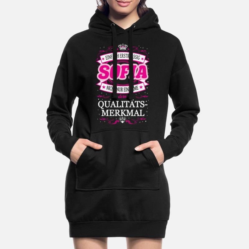 Caractéristique de qualité Sofia tout simplement de première classe Sweat-shirt à capuche long Femme