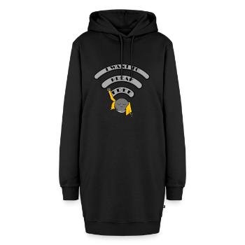 Mercury WIFI - I want to break free - Hoodie-Kleid - Schwarz - Vorne - AI Model Female 172 light (172cm)