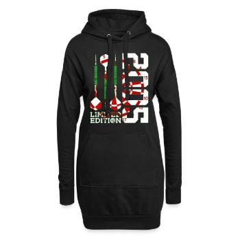 21. GEBURTSTAG DARTS LIMITED EDITION 2005 - Hoodie-Kleid - Schwarz - Vorne