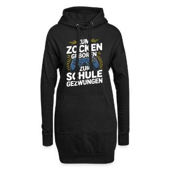 Jeux vidéo Pc Gamer Zocker Zocken - Sweat-shirt à capuche long Femme - noir - Devant