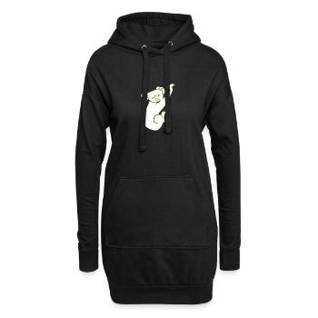 Australie migrer Routard Voyage Koala - Sweat-shirt à capuche long Femme - noir - Devant