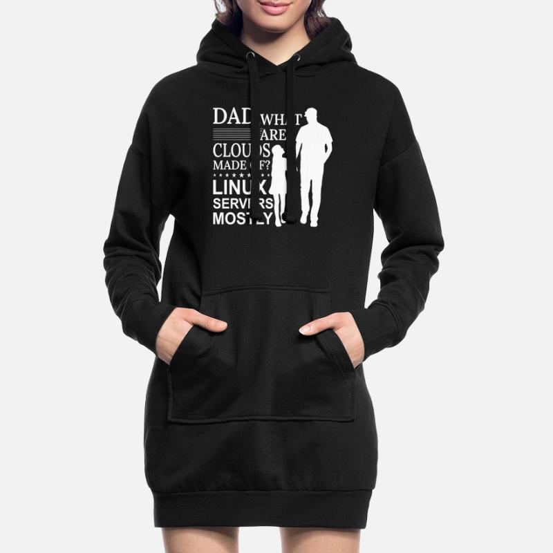 Cloud Computing Informatik Tech Hoodie-Kleid
