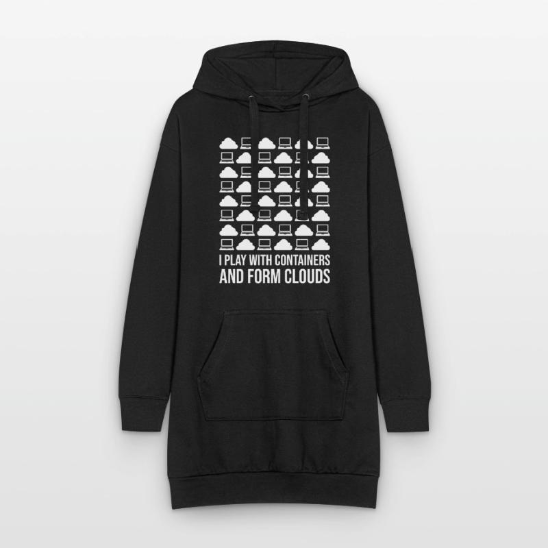 Cloud Computing Informatik Computer Programmierer Hoodie-Kleid