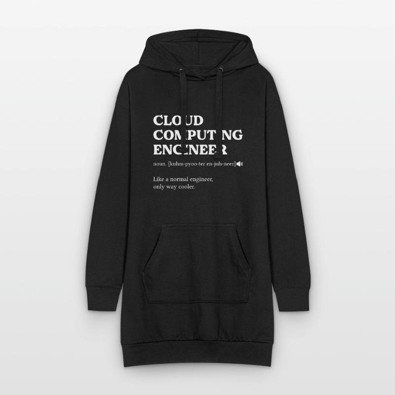 Cloud Computing Engineer Definition Computer Hoodie-Kleid