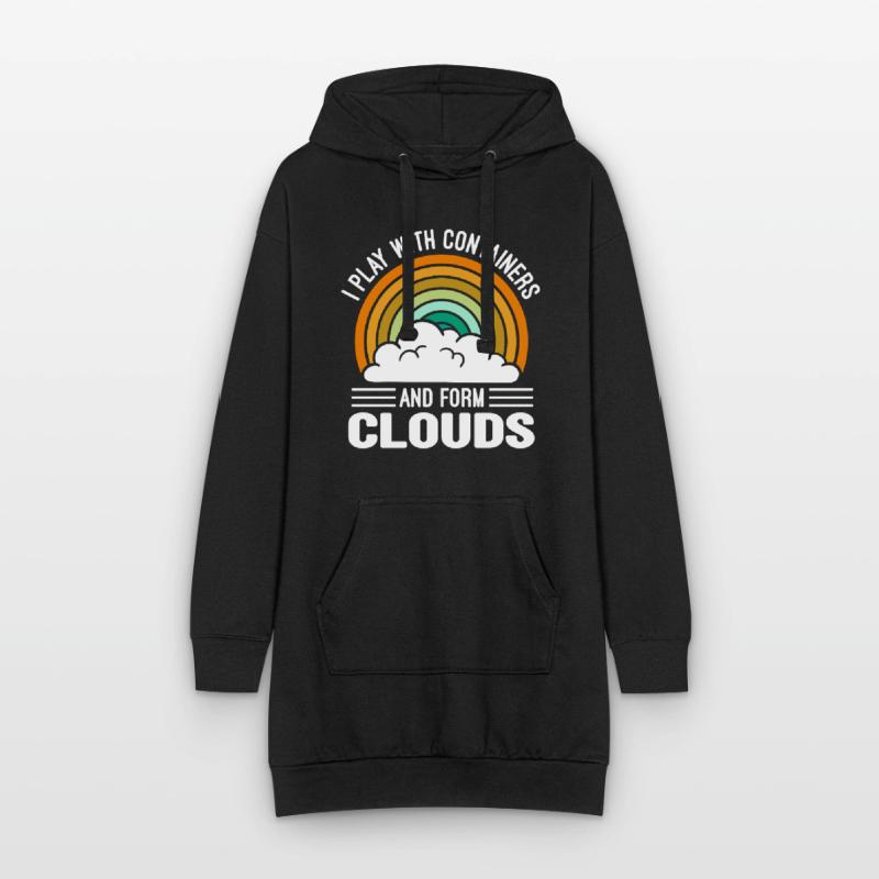 Cloud Computing Informatik Programmierung Dev Hoodie-Kleid