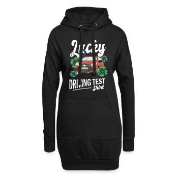 Driving test - driving test driving licence - Hoodie Dress - black - Front